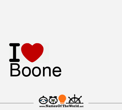 I Love Boone