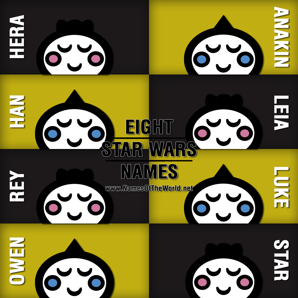 Eight Star Wars names for babies