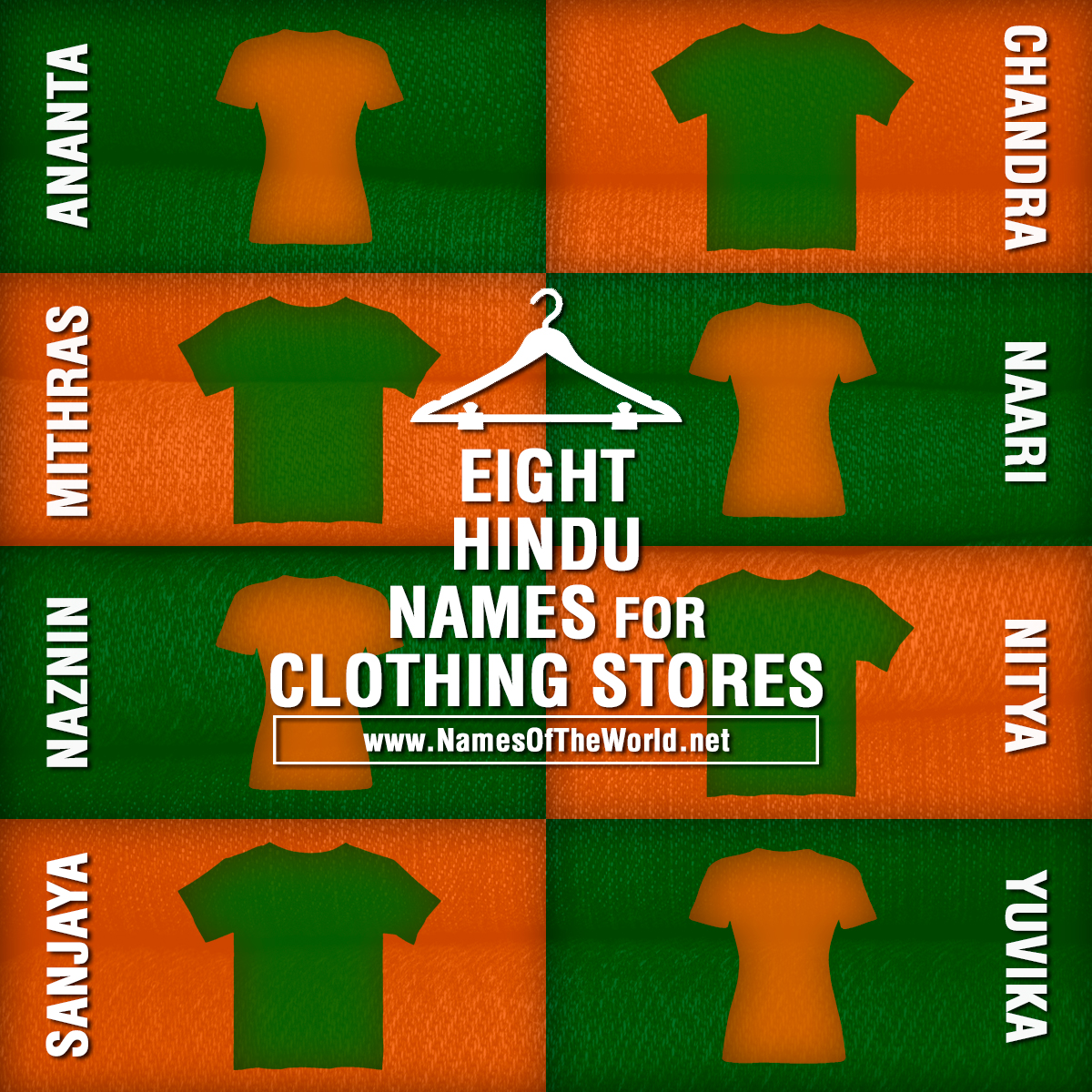 8 HINDU NAMES FOR CLOTHING STORES 